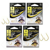 Ready-Tied-Hooks-To-Nylon-sizes-2-4-6-8-50cm-Barbed-Match-Pole-Fishing-Tackle