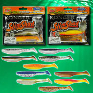 Soft-Fishing-Lures-4-10cm-Offset-Hooks-Bait-Set-Ripper-Kopyto-Grub-Shad-Pike-Mix03
